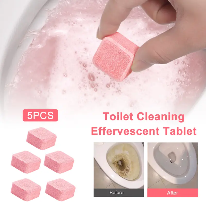 Máy làm sạch bồn cầu, Viên nén sủi bọt, Loại bỏ vết nước tiểu, Loại bỏ bụi bẩn, loại bỏ mùi hôi, cho bồn cầu, chất tẩy cặn, công cụ làm sạch nước xả vải 1