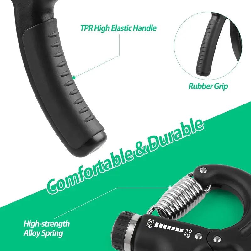 SAEID - Alat Pelatih Otot Lengan Olahraga Fitness Pembesar Otot Tangan Hand Grip 4