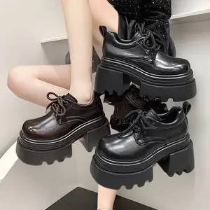 636 sepatu pantofel wanita tali cewek kekinian casual korean style stylish platform best seller