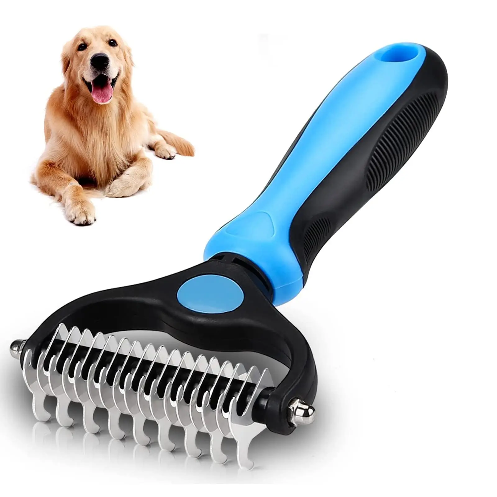 Lược thắt nút cho thú cưng, thép không gỉ, cho chó, mèo, dụng cụ làm đẹp