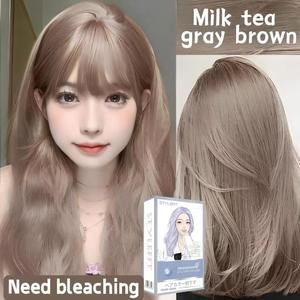 Hair Dye, 2025 Plant Hair Dye, Fresh Flavor, make different colour, no need bleach hair, Cover Gray hair hair  dye Haircare Organic Caramel Coffee Honey