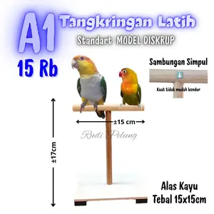 Abird Tangkringan Latih Interaksi GYM ekonomis burung Parrot lovebird falk cockatiel sunconure