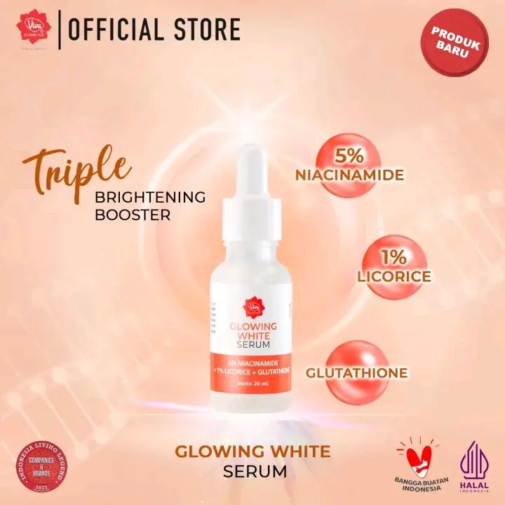 Viva Face Serum 20ml (Acne,Glowing,Anti aging,gold,VitC,Peeling) 1