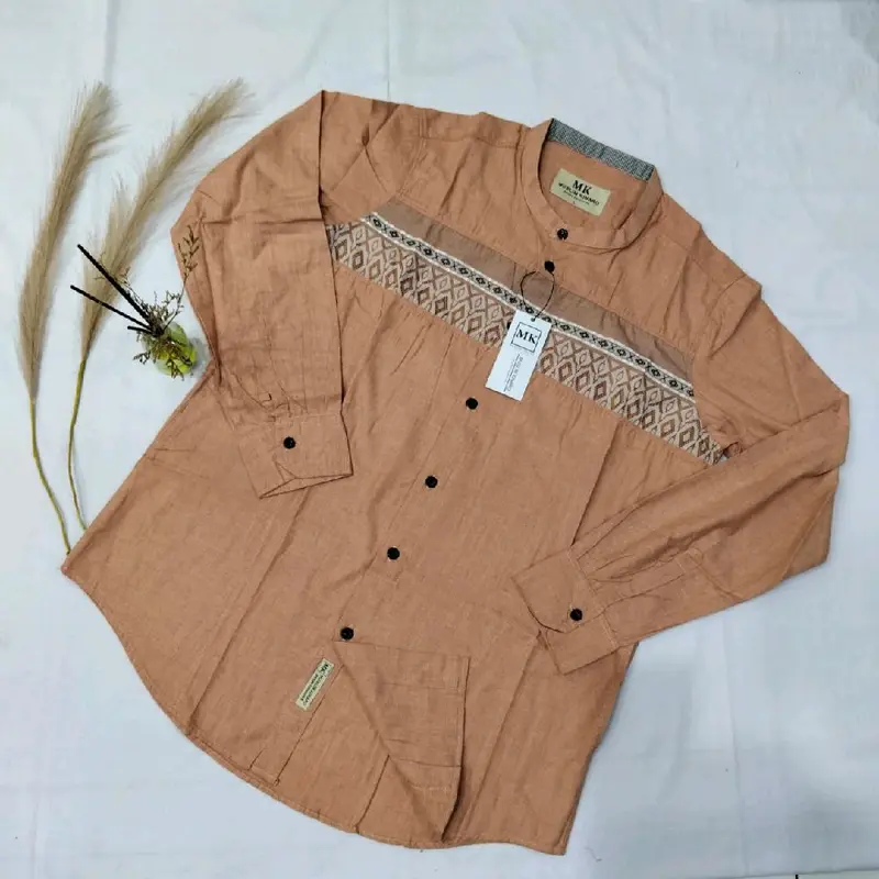 KEMKO KEMEJA KOKO MK || MOTIF LIST DADA || HARGA MURAH 5
