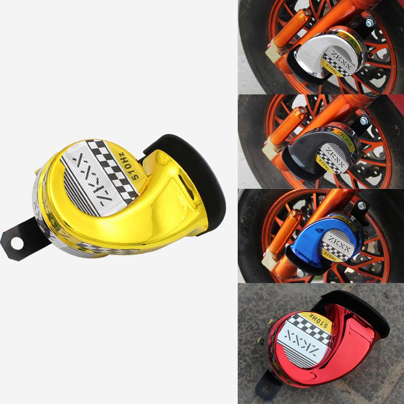 Product Introduction of Pedal electric vehicle motorcycle monophonic horn 12V snail horn waterproof color horn super loud electroplating,Centrifugal horn, motorcycle, car, 12v, 1 grade A 22