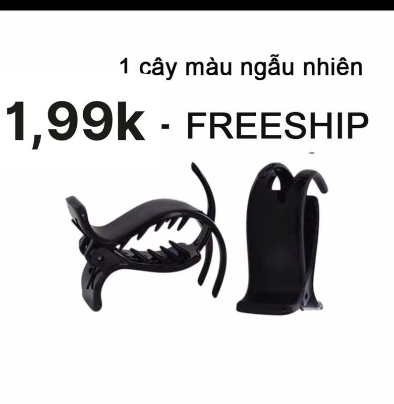 Hàng 1,99K freeship - Kẹp Tóc Càng Cua 3 Răng Hot Trend – Giao Màu Ngẫu Nhiên