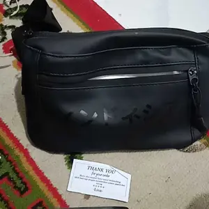 Bimo Tas Selempang & Bahu Pria Sanji Original Hitam Pria Waterproof Kualitas Premium Anti Air Cocok untuk Aktivitas Kasual Model Minimalis Praktis