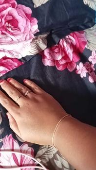 Product Review of Gelang Polos Warna Kuning Rantai Korea kadar 8K from f**i d**🕊 0