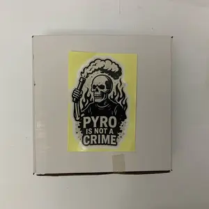 Stiker seronica pyro smoke / packing tanbahan