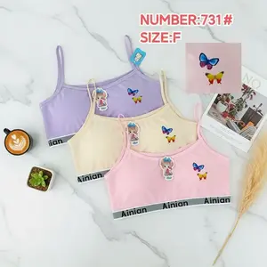 6 PCS | Miniset / Bra BUSA Anak Perempuan TALI KECIL 7 - 15 Tahun AINIAN Art 731  / Dalaman anak Cewe Usia SD - SMP Karakter LUCU