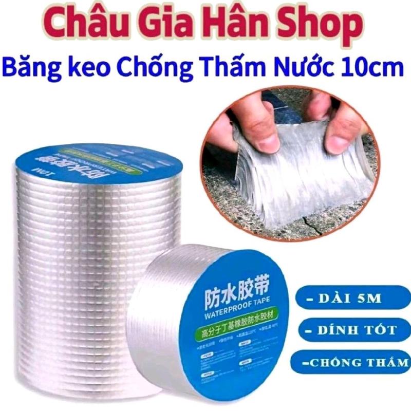 Cuộn 10cm Băng Keo Chống Thấm Nước NaNo Nhật Bản l Miếng Siêu Dính, Chống Thấm Nước, Keo Chống Dột , Chịu Nhiệt Cao, Chống Ăn Mòn, Dán Mái Tôn