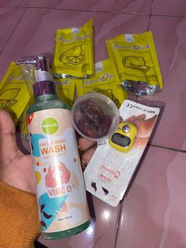Product Review of Mabello 5 Pouch Minuman Serbuk Lemon   glutathione Drink/ Free Sabun Cair/Bubuk/ Powder from 💙** 1
