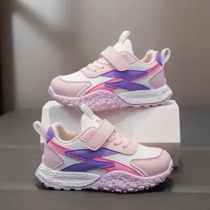 Sepatu Sneakers Anak Perempuan Motif ATG Pinkk