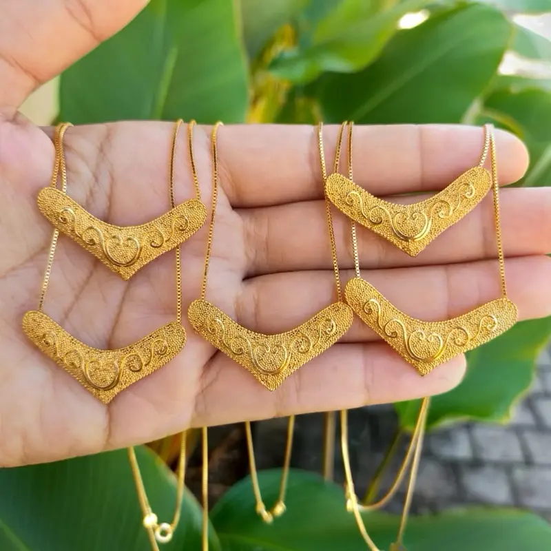 Kalung Minang Mini Jawan Pasir Lapis Emas 4