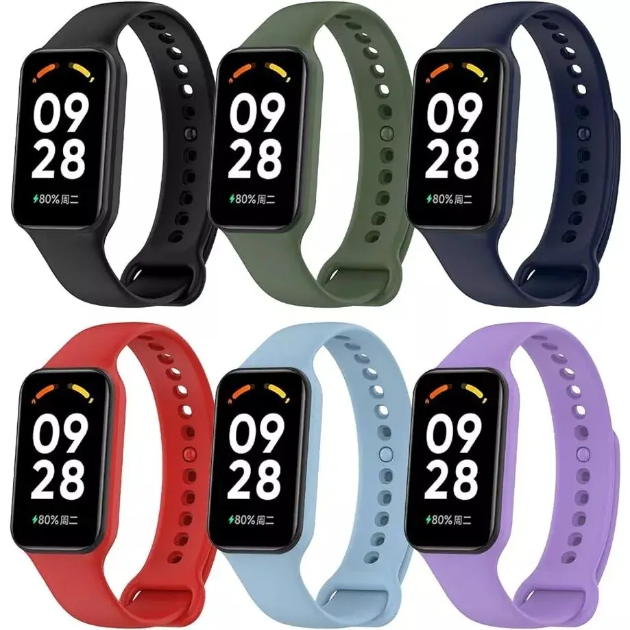 Strap MB 2 Tali Pengganti Smartband 2 Silicone Rubber Polos Accessories Accessories Accessories Accessories