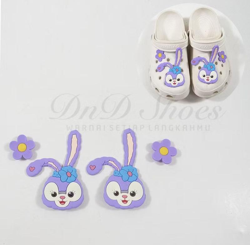 Premium Aksesoris Jibbitz Sandal 1 Set Pin Charm Alice in Wonderland 1