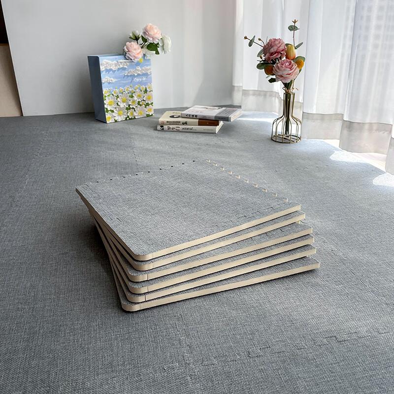 Puzzle mat Shaggy Carpet Tikat Bulu Plush Carpet 30x30cm baby floor mat Non slip rug carpet 1