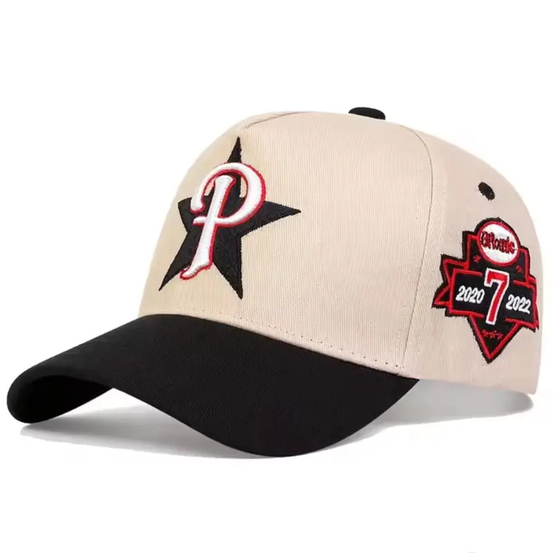 Topi Baseball Bordir P STAR 2025 Kekinian Hat Pria Dan Wanita Dewasa Cotton Drill Termurah 4
