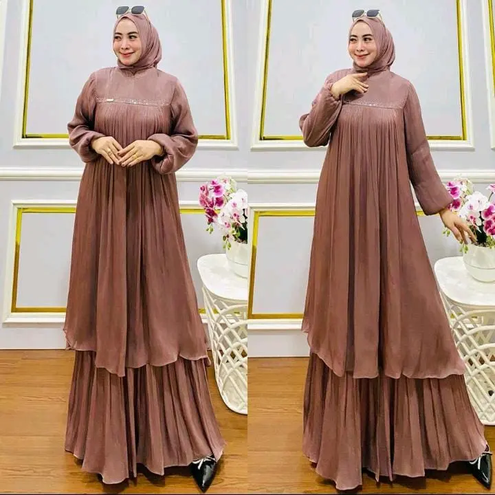 Gamis Zahra Shimmer Malaysia Yoryou Premium
