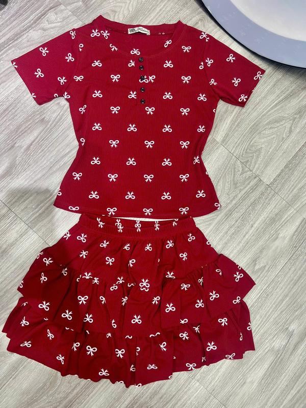 Set chân váy xếp tầng (CÓ QUẦN BẢO HỘ) chất thun gân tăm co giản 4 chiều