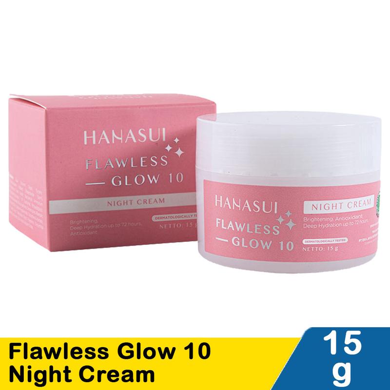 HANASUI FLAWLESS NIGHT CREAM Moisturizer Pelembab Wajah 1
