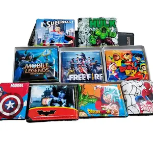 Dompet Karakter Anak Kartun Game Anime Lucu Superman Hulk Mobile Legends Free Fire Dragon Ball Marvel Batman Spiderman