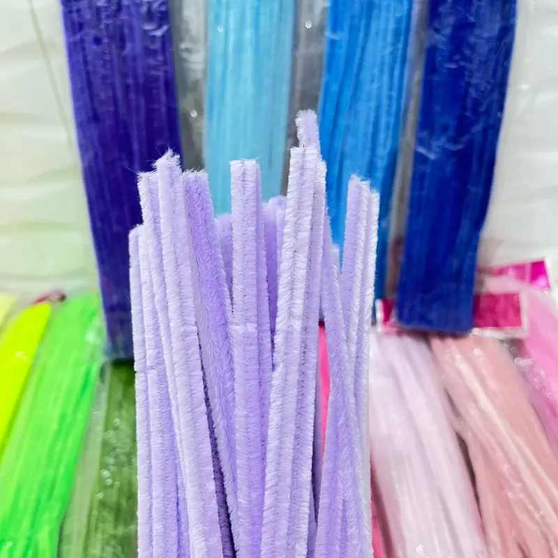 BULU MERCY KAWAT BULU BUNGA warna warni 1pack isi 100 pcs Kerajinan art n craft panjang 30cm 3