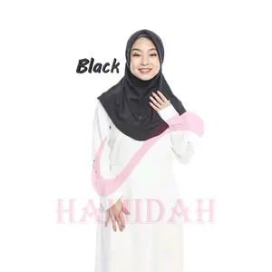 HAMIDAH Hijab Hitam Elegan untuk Kegiatan Sehari-hari dan Acara Spesial