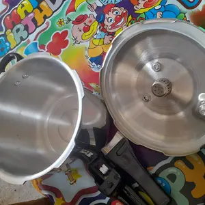 【Stok Terbatas Promo】LINGKARAN DUA Panci Tekan Listrik 90KPa Anti Lengket｜Aluminium Multifungsi｜4L–16L｜Dengan Kukusan Kitchenware