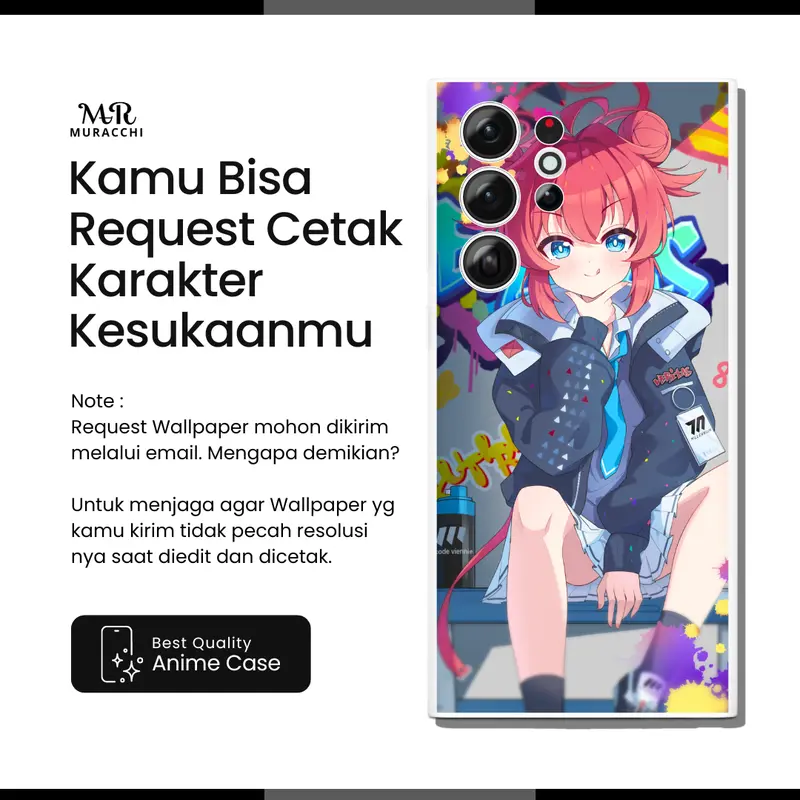 Custom Case Softcase Hardcase Casing Blue Archive All Type HP Smartphone dll soft  case 1