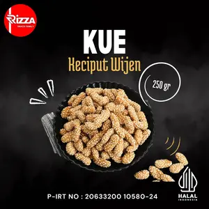 Rizza Snack KUE CIPUT WIJEN 250gr ONDE MINI MANIS EKONOMIS Camilan Food  Cookies  Jajanan Cemilan tidak Kacang Asin