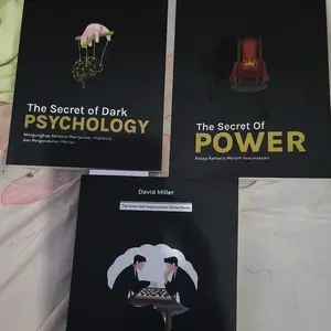 [BlanjaBuku] Paket Hemat Isi 3 Buku Self Improvement The Art of Manipulation Dark Psychology The Secret of Power | Buku Psikologi | Buku Motivasi