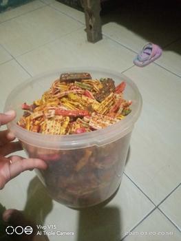 Product Review of 1 KILO - SiCudla SEBLAK CAMPUR - [ SEBLAK BETON - SEBLAK ASBES - SEBLAK SISIR - SEBLAK KERUPUK MIE] RENYAH - PEDAS CHILI OIL from a**s 1