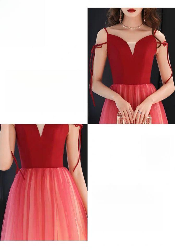 Product Introduction of Gradient Evening Dress Women's Long 2024 New Annual Meeting Host Ladies Banquet Dress Noble Elegant Slimming 16