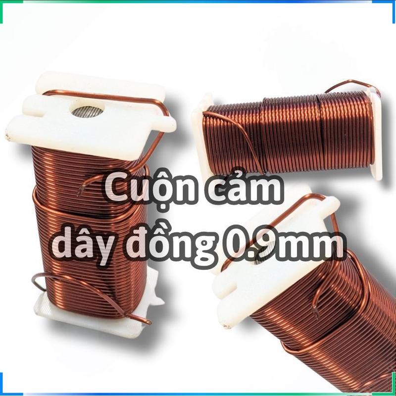 Cuộn cảm lỏi sắt dài 5 cm dây đồng 0.9 lắp phân tần loa giá 1 cái