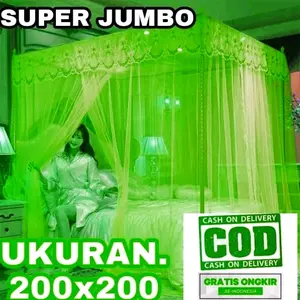 kelambu nyamuk premium ukuran 200x200 200x280 200x150 200x120