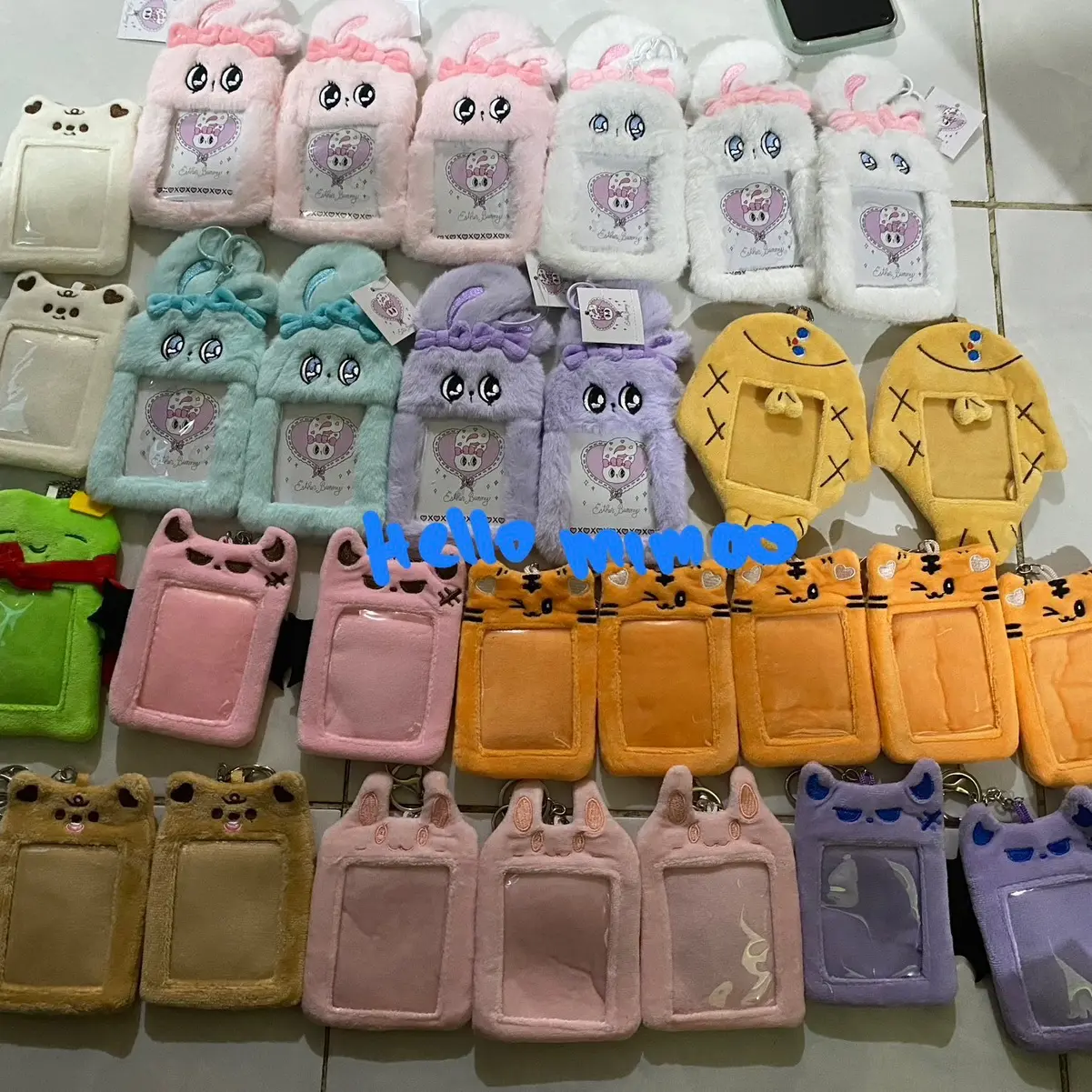 Card Holder Photocard PVC Bulu Lucu Cahol Kpop