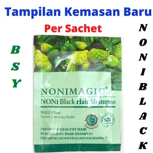 BSY NONI MAGIC BLACK HAIR SHAMPO HALAL ORIGINAL BPOM - BSY NONI MAGIC
