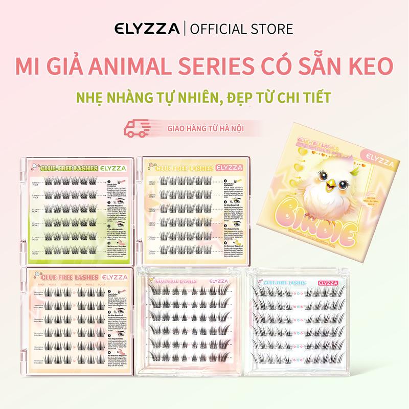   Gửi từ Hà Nội  Mi Giả Có Keo Sẵn ELYZZA Lông Mi Tự Dính Không Cần Keo Sợi Mi Tự Nhiên Dễ Gắn & Sử Dụng Nhiều Lần Mi Cụm Phù Hợp Nối Mi & Trang Điểm Hàng Ngày 