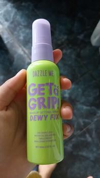 Product Review of DAZZLE ME Get a Grip! Makeup Setting Spray setting sprays pink. from q**ɲ 0