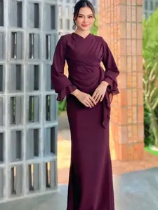 valeria dress duyung dress kurung kondangan gamis malaysia ceruty babydoll dress bridesmaid remaja