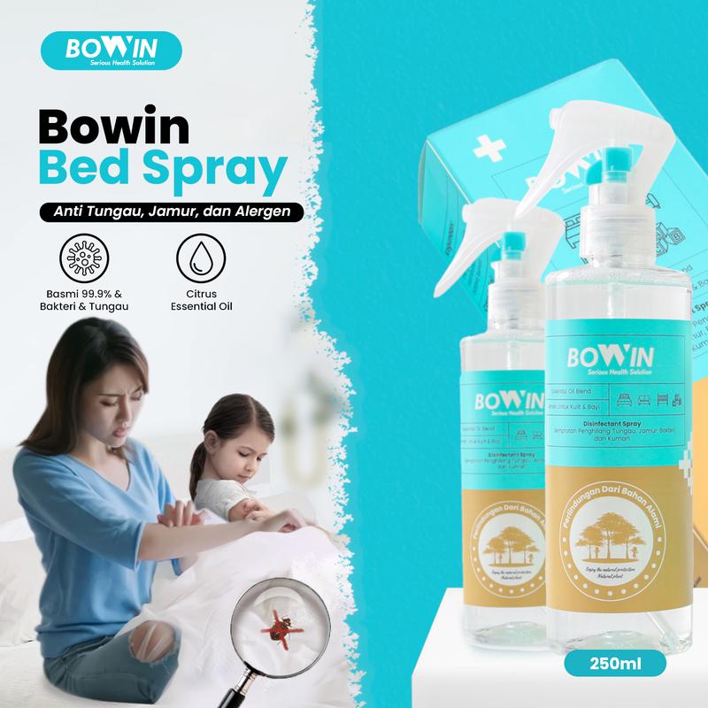 Bowin Bed & Line Spray Anti Tungau & Kutu Kasur 2