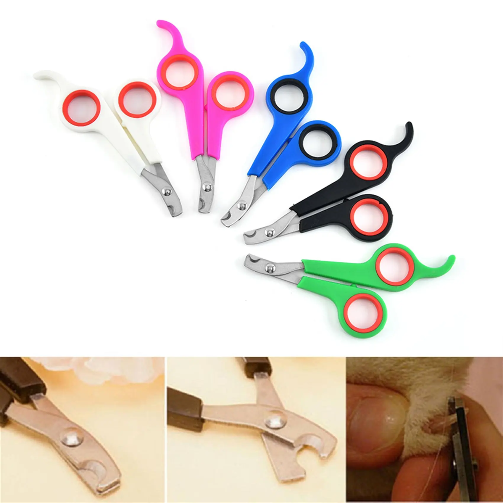 1 PC Pet Nail Clippers Cutter Trimmer Scissors For Dogs Cats Birds Guinea Pig Animal Claws