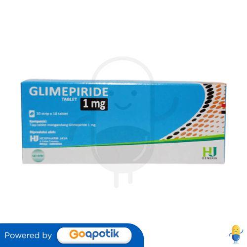 GLIMEPIRIDE HEXPHARM 1 MG BOX 100 TABLET