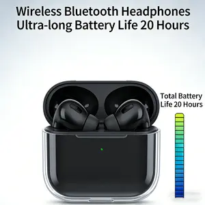 2026 NEW EMBEDRONE PHANTOM N50 Pro Earphone Nirkabel Multifungsi, Anti Air Dalam, Baterai Tahan Lama, TWS, Bass Kuat, Surround 3D, Peredam Suara Cerdas, Gaming, Panggilan, Musik, Olahraga, Earphone Bluetooth Nirkabel