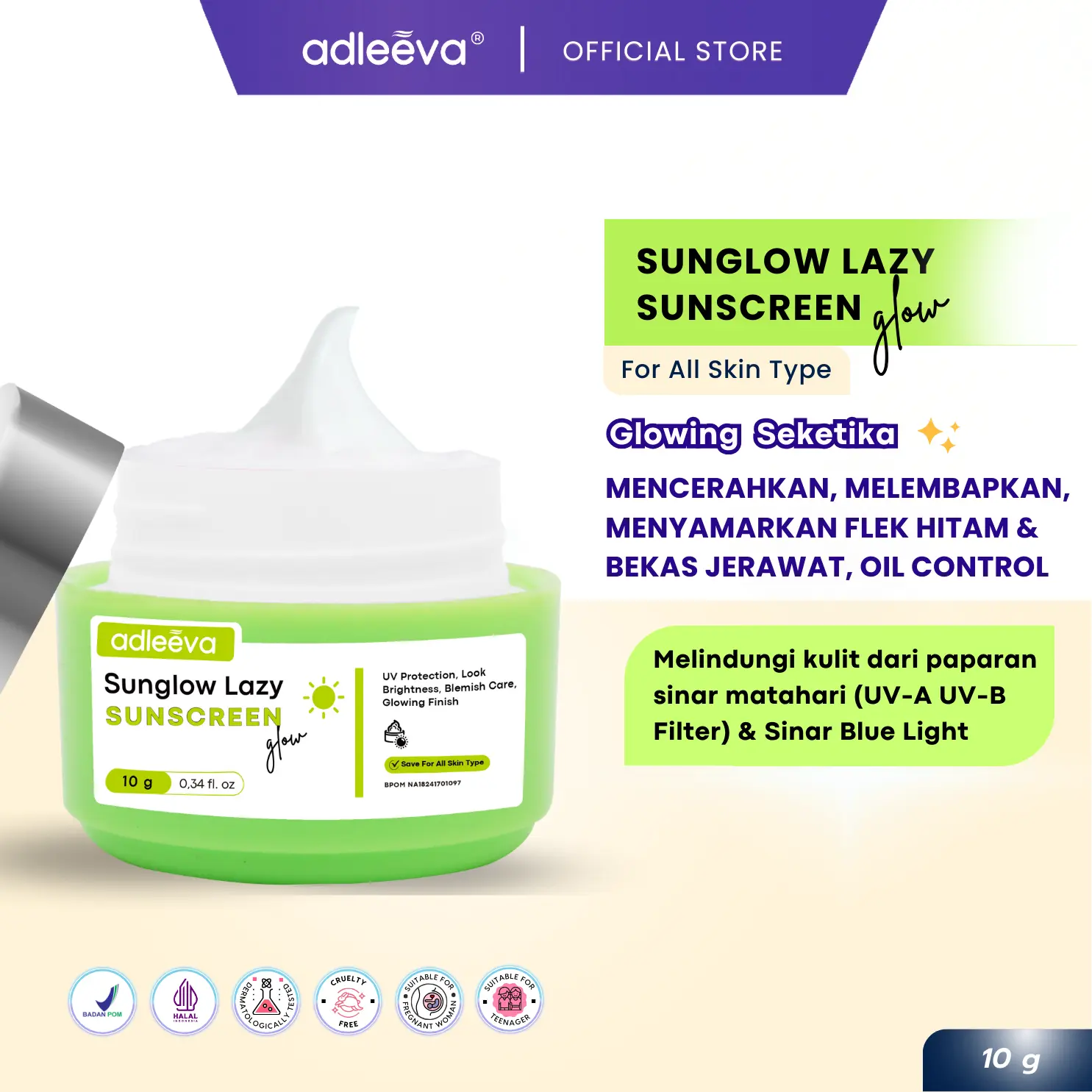 ADLEEVA Sunglow Lazy Sunscreen