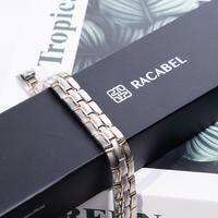 Gambar Gelang Kesehatan Magnetik Asli Racabel Fortis Silver Emas Untuk Pria dan Wanita - Slver Emas dari Racabel Kab. Sumedang 5 Tokopedia