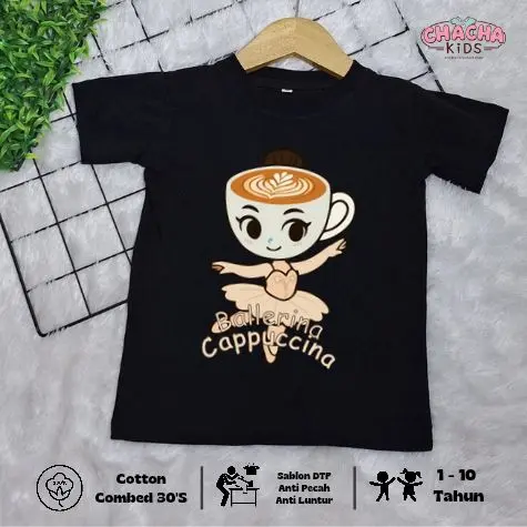 Chacha Kids Balerina Cappuccina Kaos Anak Combad 30’s 4