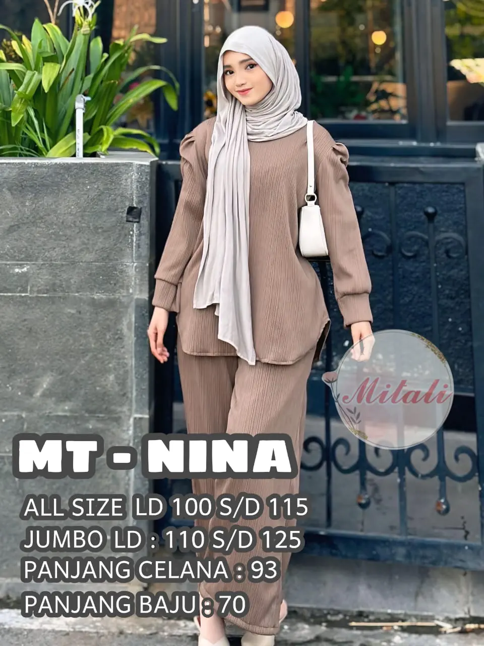 D - Oneset Nina Simple Elegan Knit Condru