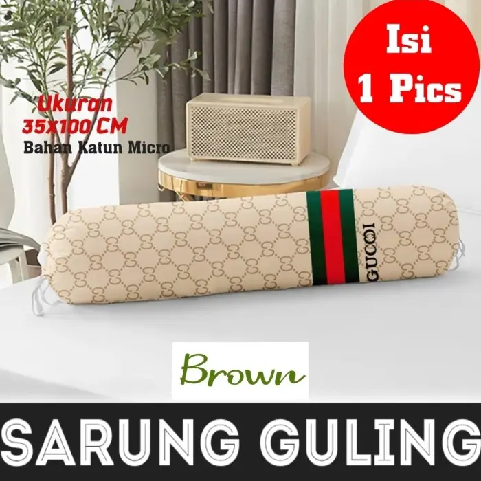 Sarung Guling Standar Ukuran 35x100 CM Bahan Bagus Katun Micro Motif